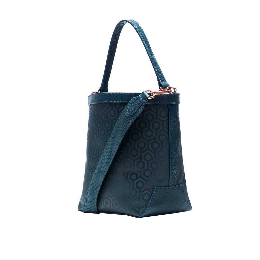 Mischa Bucket Bag - Fern (side)