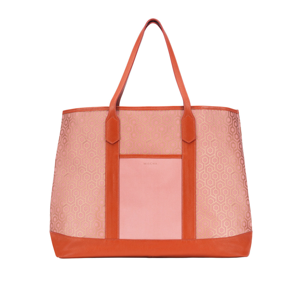 Mischa Bucket Tote - Rose (back)