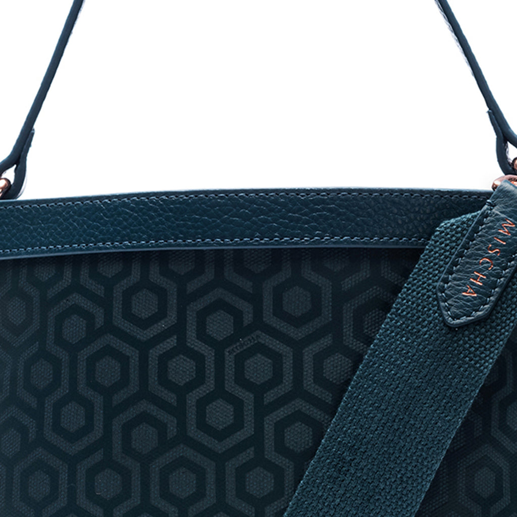 MISCHA Bucket Bag - Fern (Closeup)