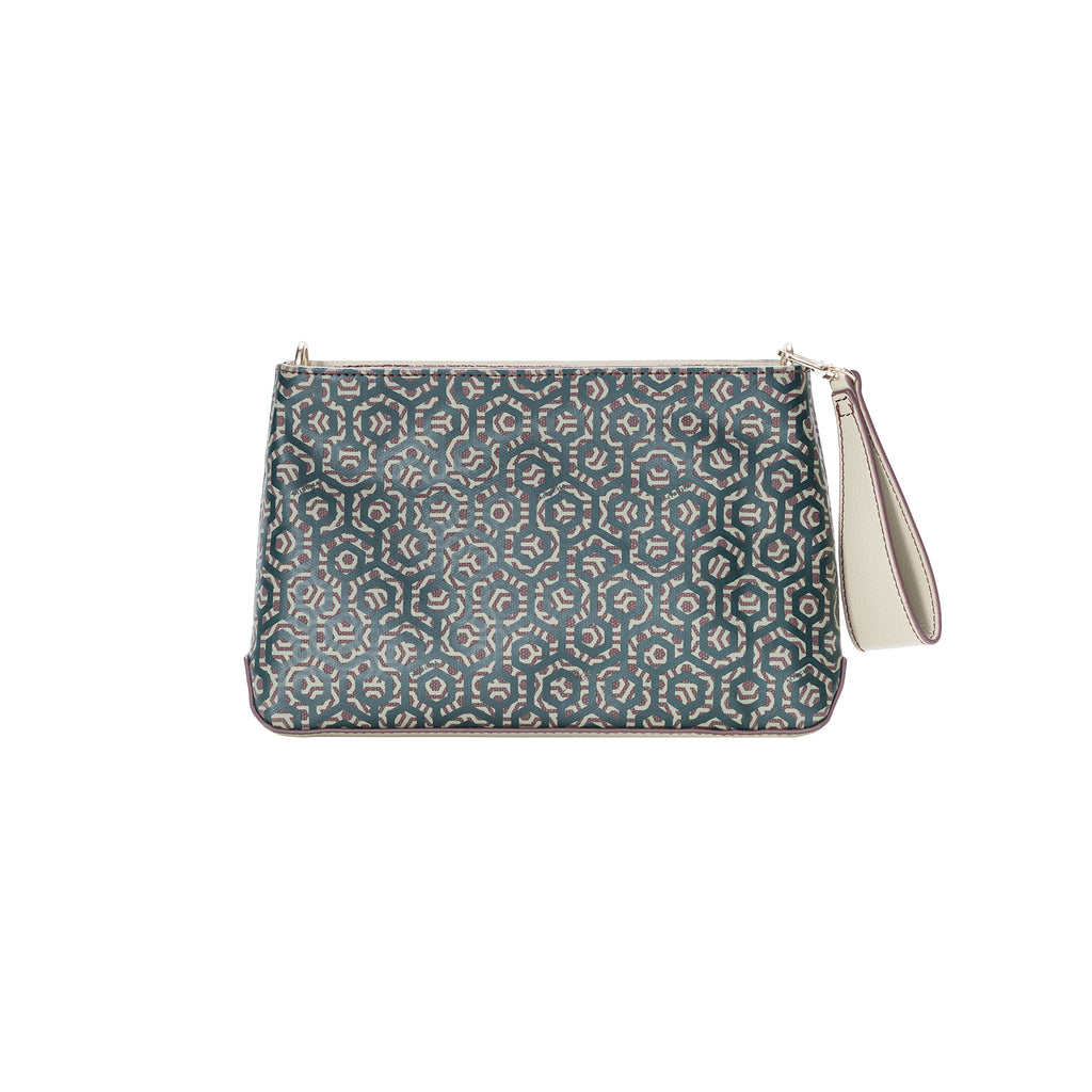 Mischa Crossbody Clutch - Mahogany (back)