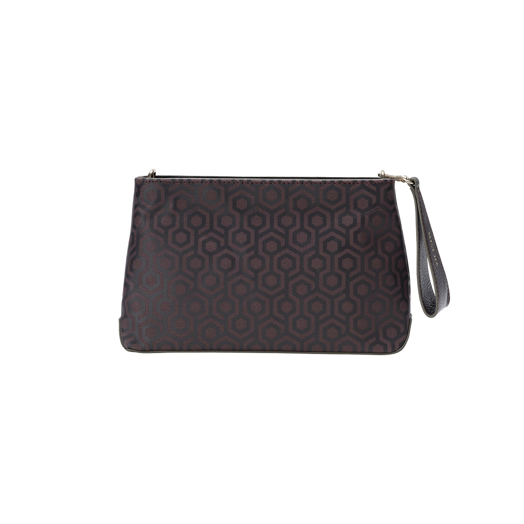 Mischa Crossbody Clutch - Rosewood (back)