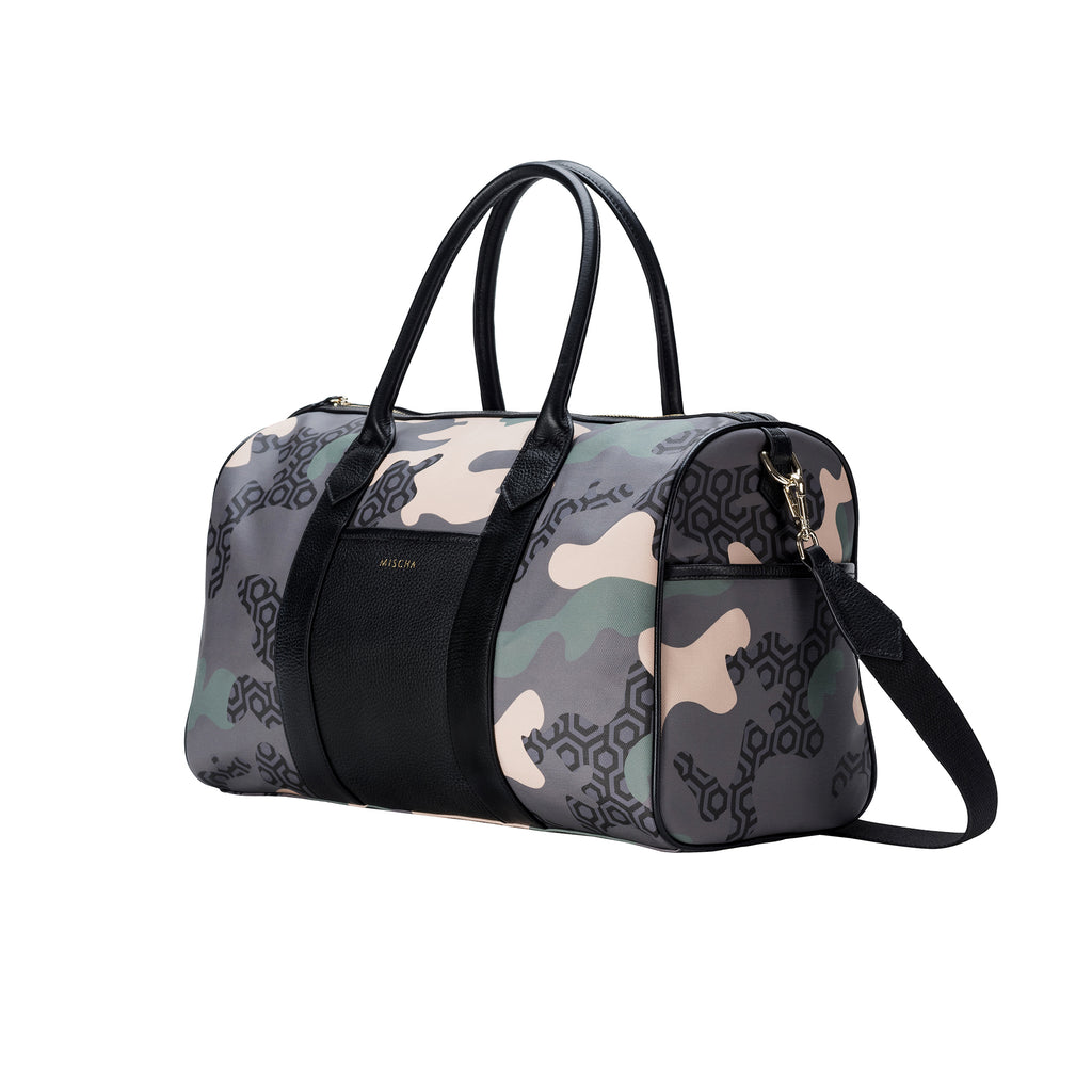 MISCHA Overnighter - Camo Green (side)