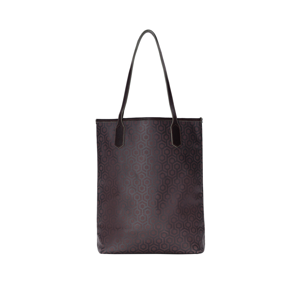 MISCHA Vertical Tote - Rosewood (back)