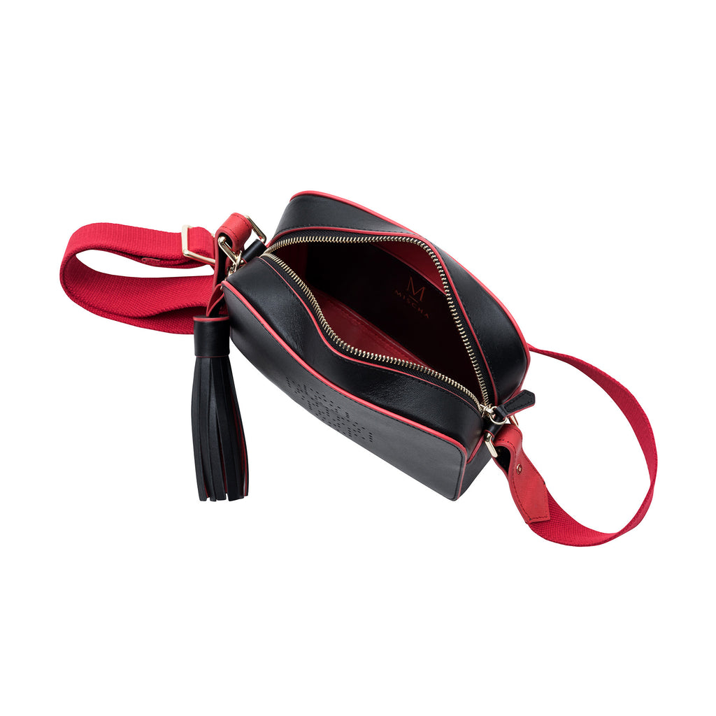 Monogram Crossbody - Black