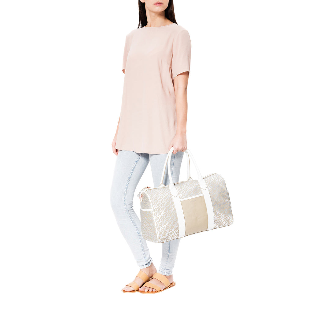 MISCHA Overnighter - Stone (model shot)