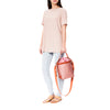 Mischa Bucket Bag - Rose (model shot)