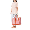 Mischa Bucket Tote - Rose (model shot2)