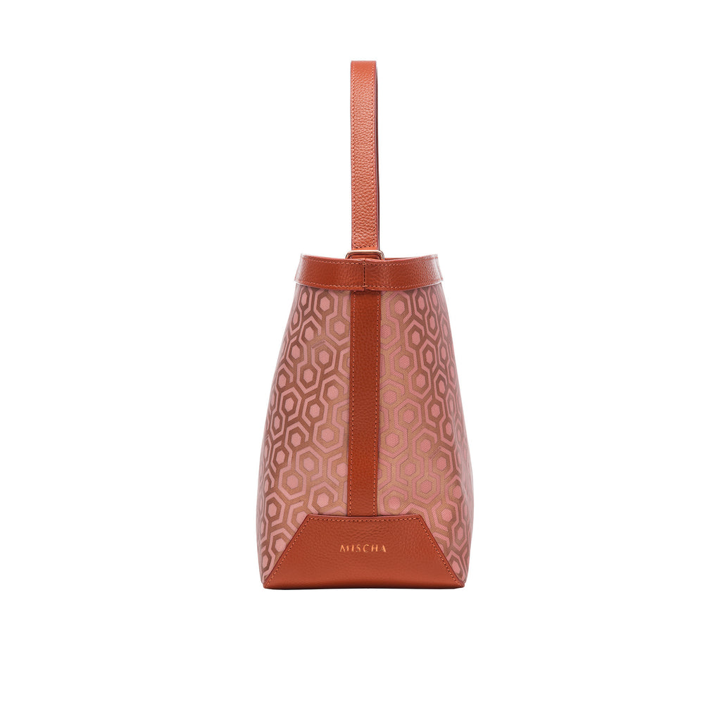 Mischa Bucket Bag - Rose (side2)