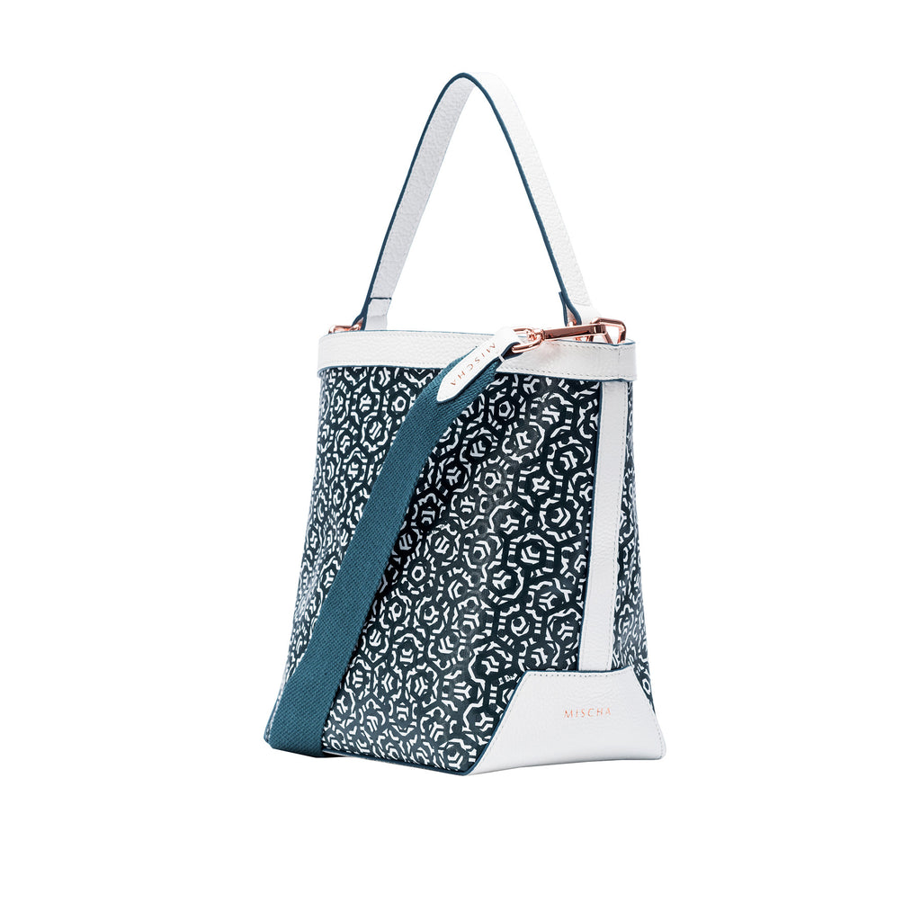 Mischa Bucket Bag - Palm (side)