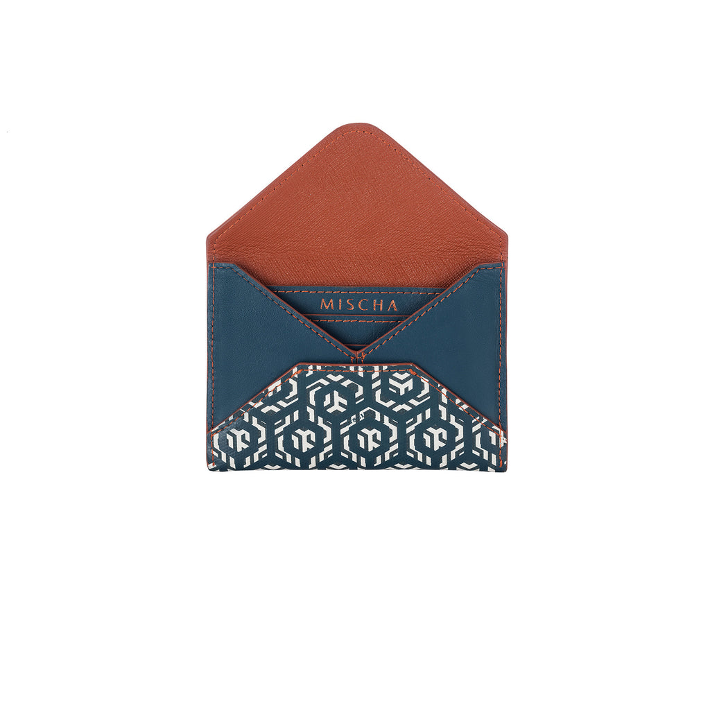 Mischa Cardholder - Palm (open)