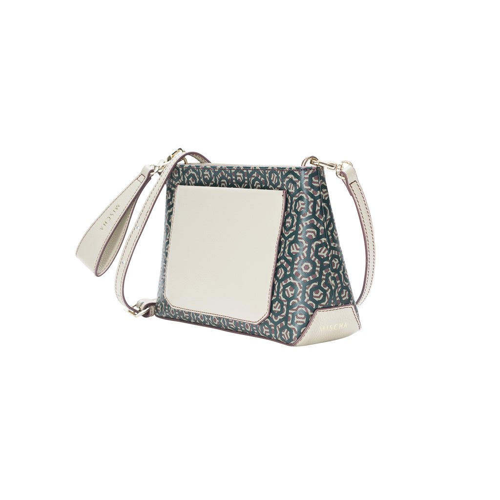 Mischa Crossbody Clutch - Mahogany (side)