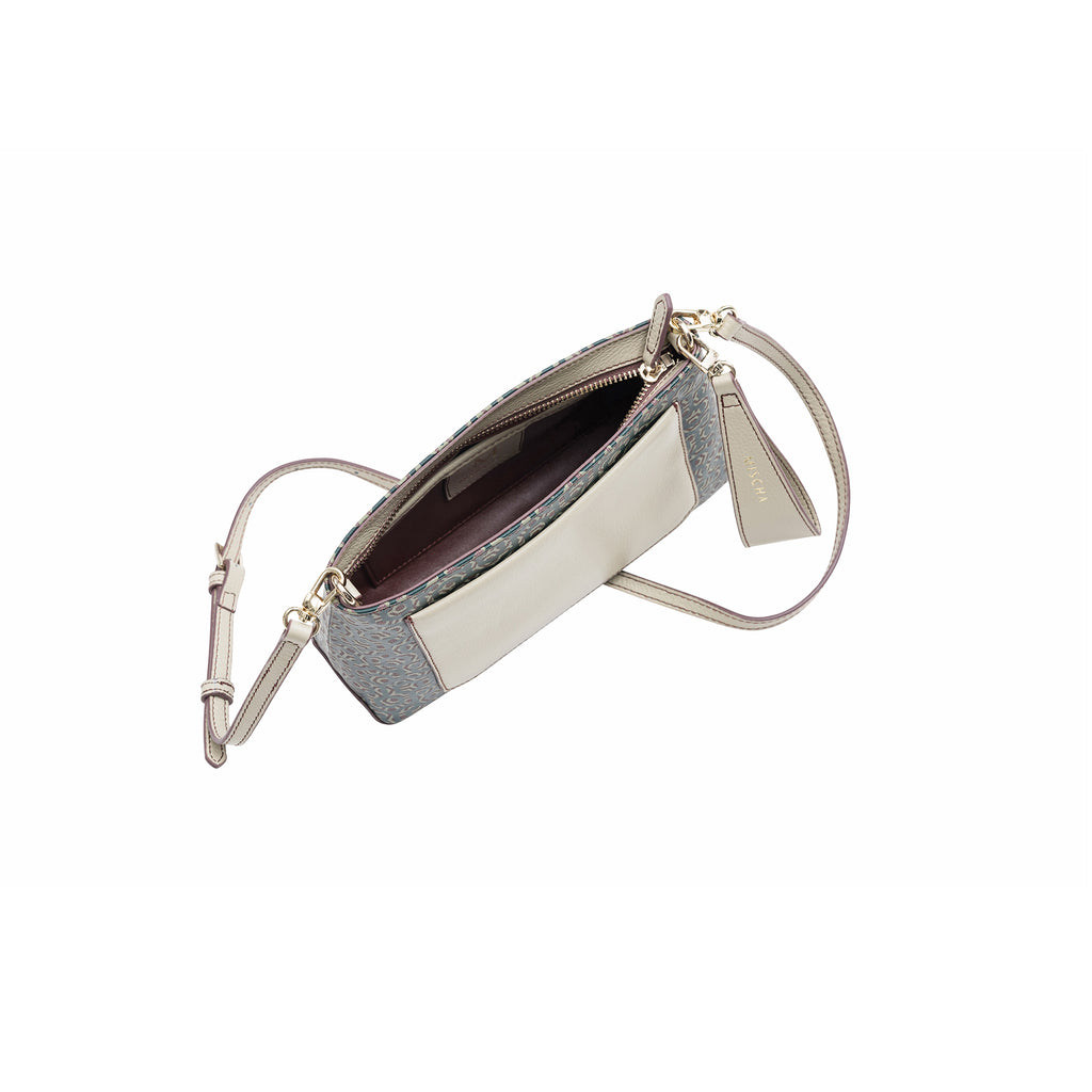 Mischa Crossbody Clutch - Mahogany (top)