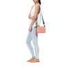 MISCHA Monogram Crossbody - Rose (model shot)