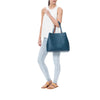 MISCHA Monogram Tote - Fern (model shot2)
