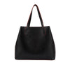MISCHA Monogram Tote - Black (Closed)